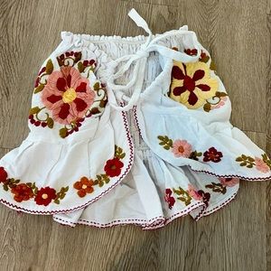 Handmade Crotchet Flower top